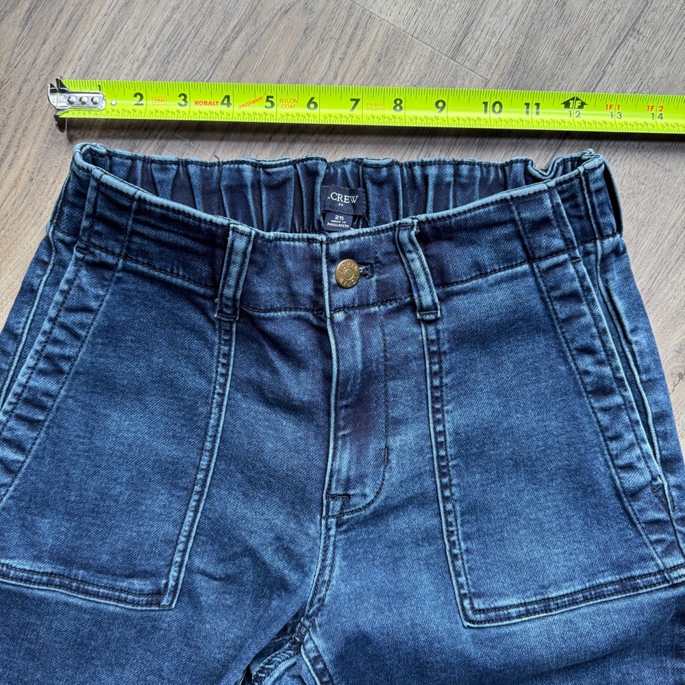 J. Crew Indigo Soft Denim Joggers - Size 25 - New With Tags! - Picture 4 of 14
